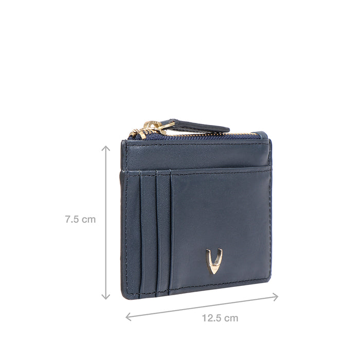 Ee 326-Ch Blue Leather Card Holder