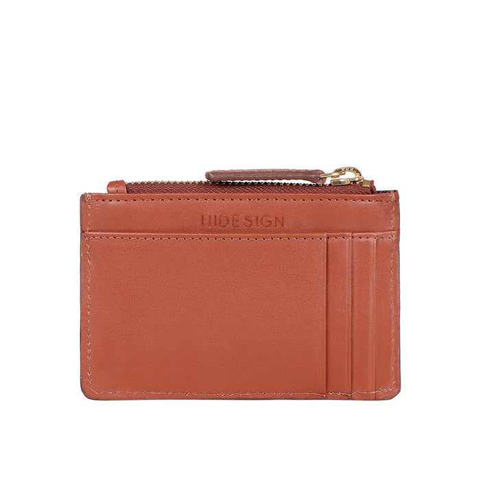 Ee 326-Ch Tan Leather Card Holder
