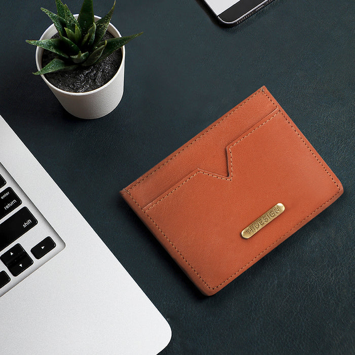 Ee 330-Ch Tan Leather Card Holder