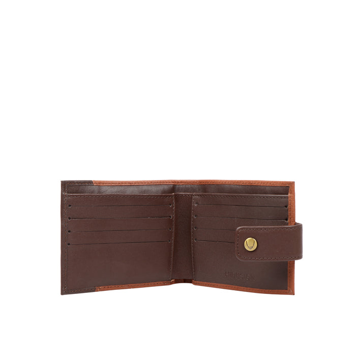 Ee 331-017 Tan Leather Bi-Fold Wallet