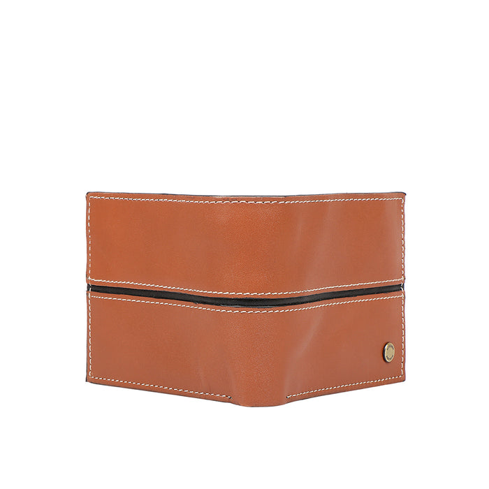 Ee 336-2020 Tan Leather Bi-Fold Wallet