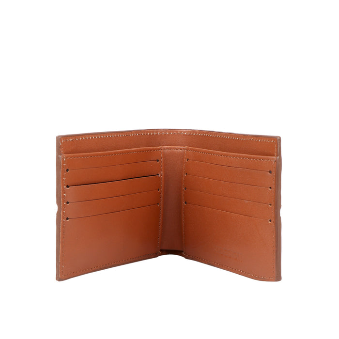 Ee 337-017 Brown Leather Bi-Fold Wallet