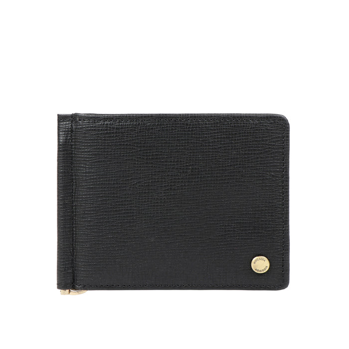 Ee 338-Mc Black Leather Money Clip
