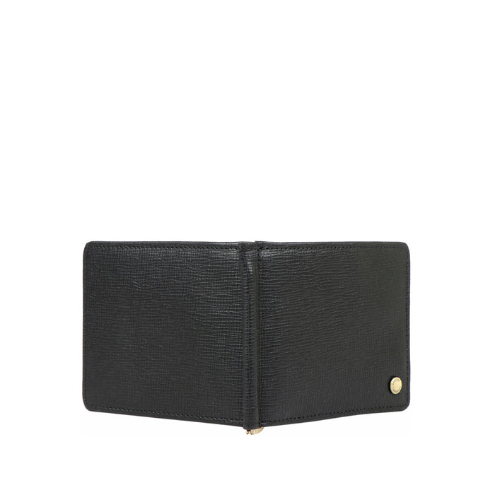 Ee 338-Mc Black Leather Money Clip