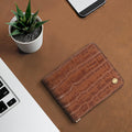 Ee 339-Mc Tan Leather Money Clip