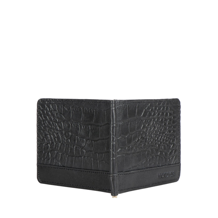 Ee 346-315 Black Leather Money Clip