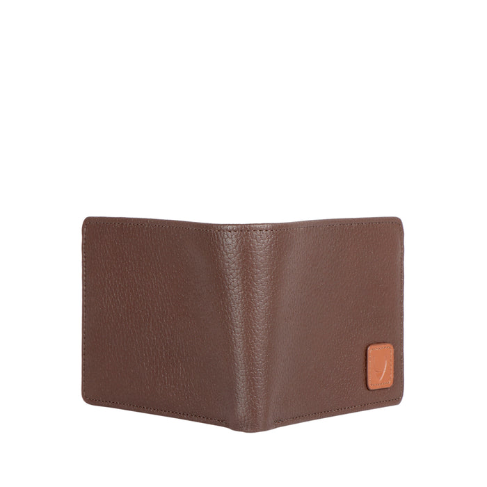 Ee 347-036 Brown Leather Bi-Fold Wallet