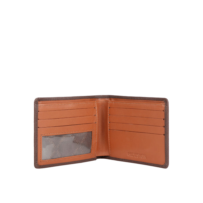 Ee 347-036 Brown Leather Bi-Fold Wallet