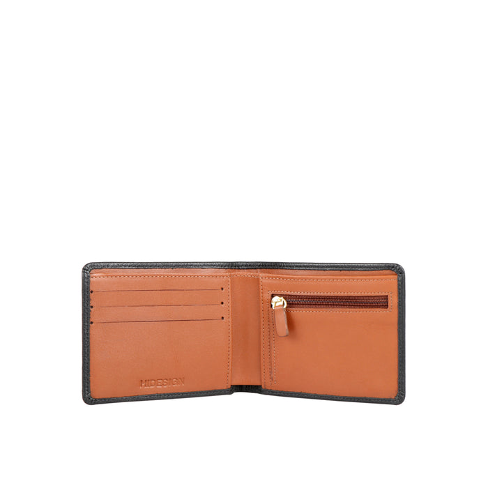 Ee 349-039 Black Leather Bi-Fold Wallet