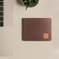 Ee 349-039 Brown Leather Bi-Fold Wallet