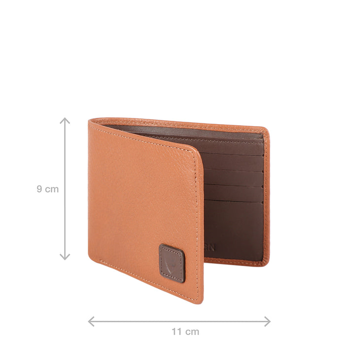 Ee 350-018 Tan Leather Bi-Fold Wallet