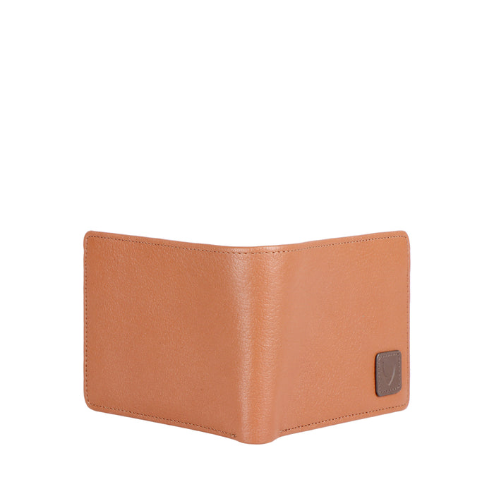Ee 350-018 Tan Leather Bi-Fold Wallet