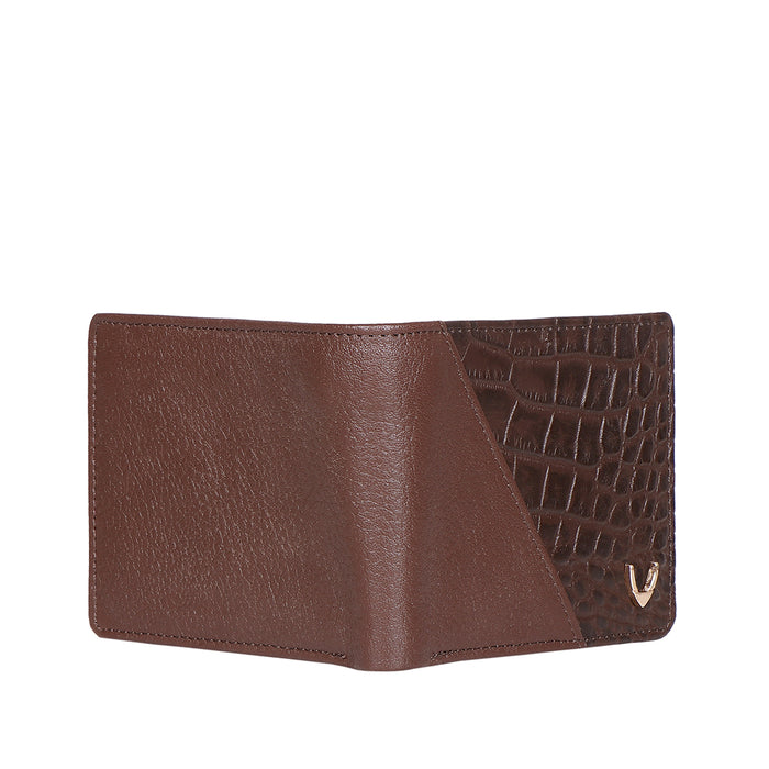 Ee 351-036 Brown Leather Bi-Fold Wallet