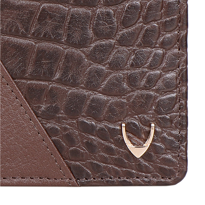 Ee 351-036 Brown Leather Bi-Fold Wallet