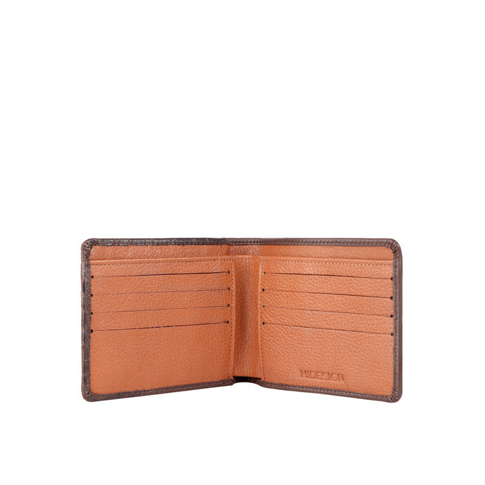 Ee 352-017 Brown Leather Bi-Fold Wallet
