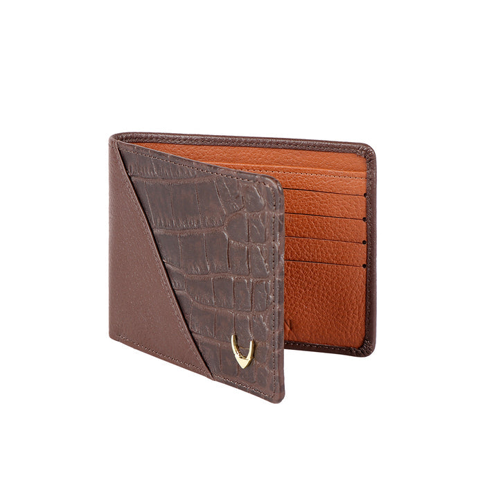 Ee 352-017 Brown Leather Bi-Fold Wallet