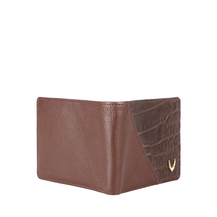 Ee 352-017 Brown Leather Bi-Fold Wallet