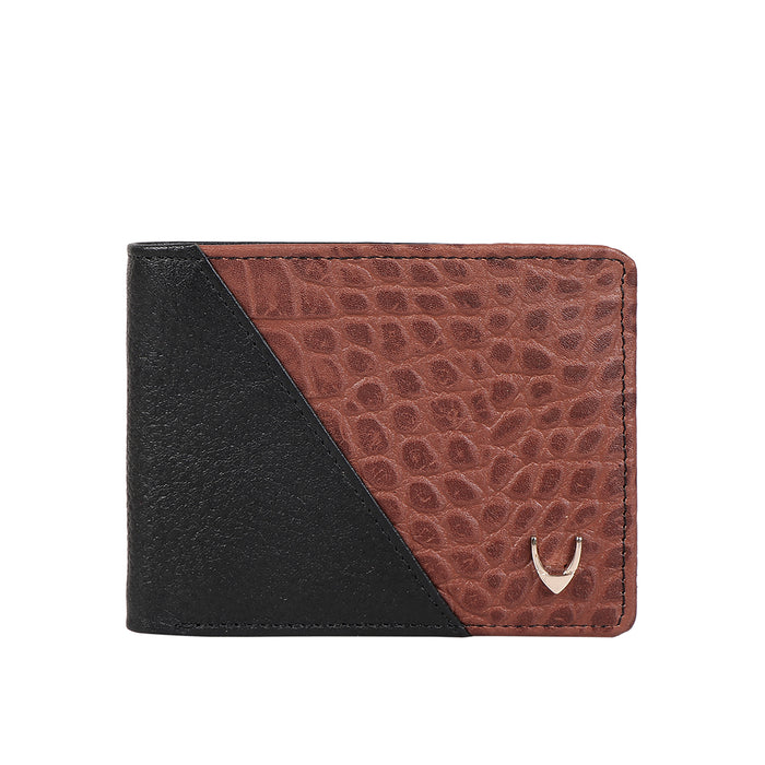 Ee 353-039 Black Leather Bi-Fold Wallet