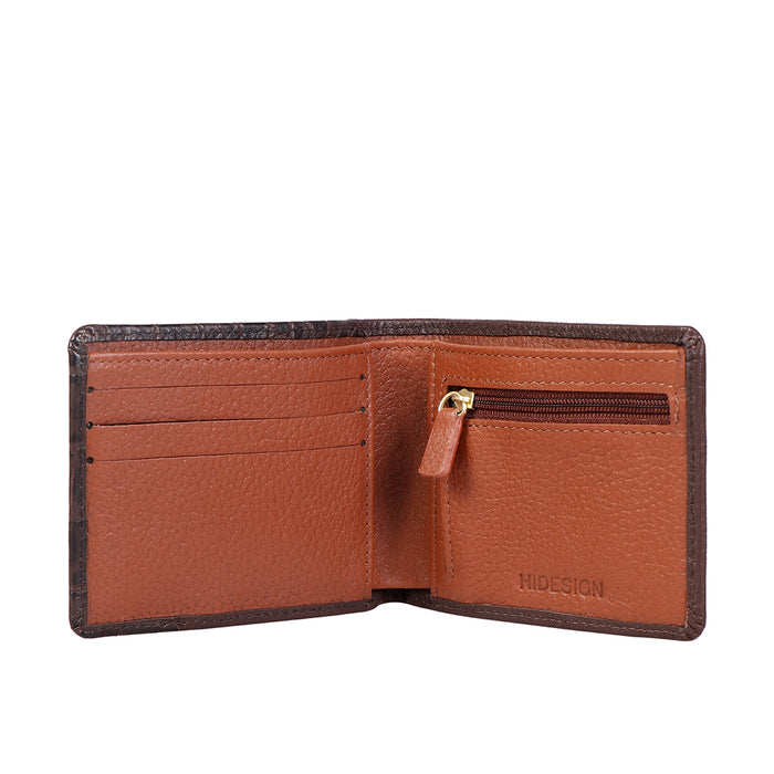 Ee 353-039 Brown Leather Bi-Fold Wallet