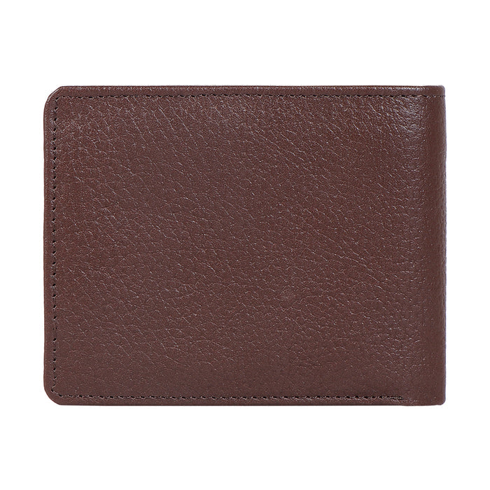 Ee 353-039 Brown Leather Bi-Fold Wallet