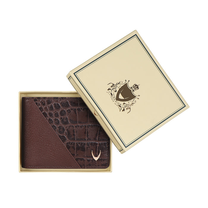 Ee 353-039 Brown Leather Bi-Fold Wallet