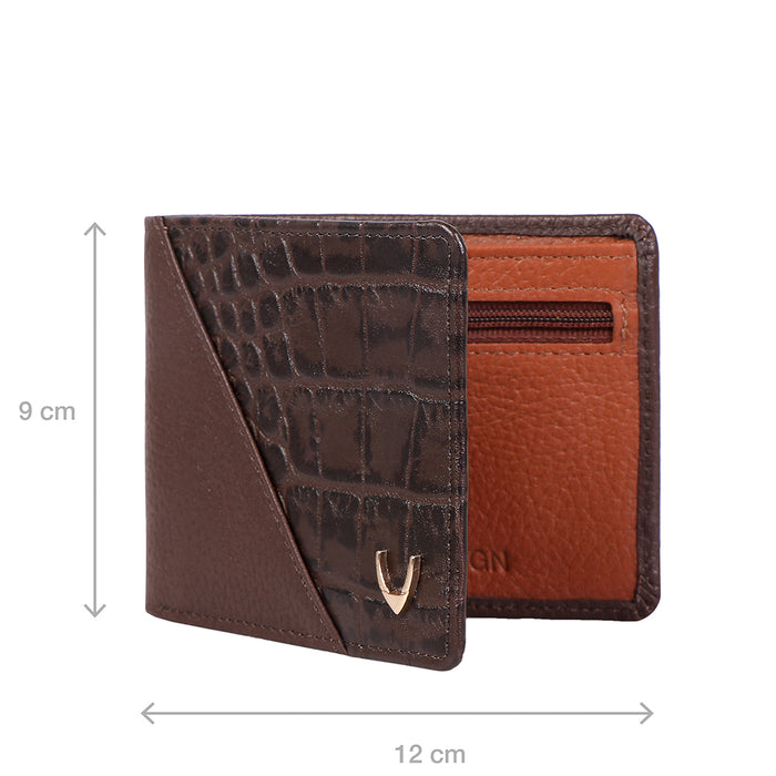 Ee 353-039 Brown Leather Bi-Fold Wallet