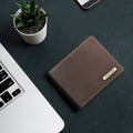 Ee 357-036 Tan Leather Bi-Fold Wallet