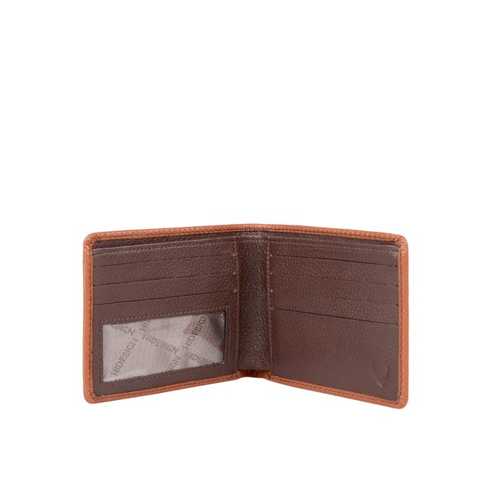 Ee 357-036 Tan Leather Bi-Fold Wallet