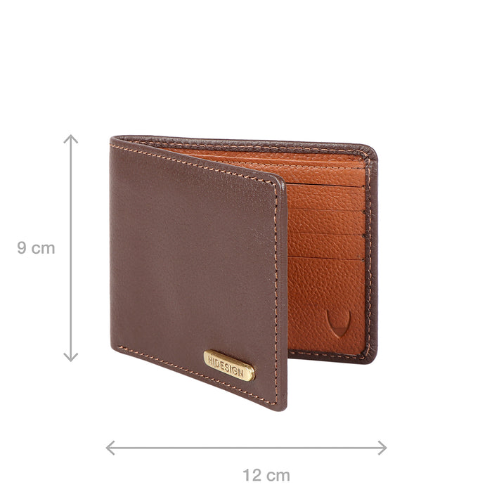 Ee 358-017 Brown Leather Bi-Fold Wallet