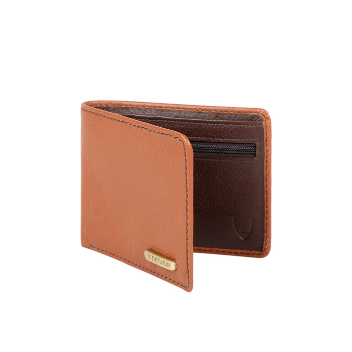 Ee 359-039 Tan Leather Bi-Fold Wallet