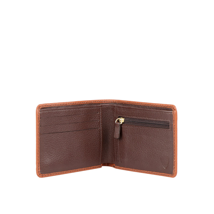 Ee 359-039 Tan Leather Bi-Fold Wallet