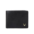 Ee 386-010  Black Leather Bi-Fold Wallet