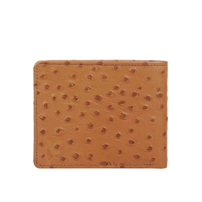 Ee 386-017  Tan Leather Bi-Fold Wallet
