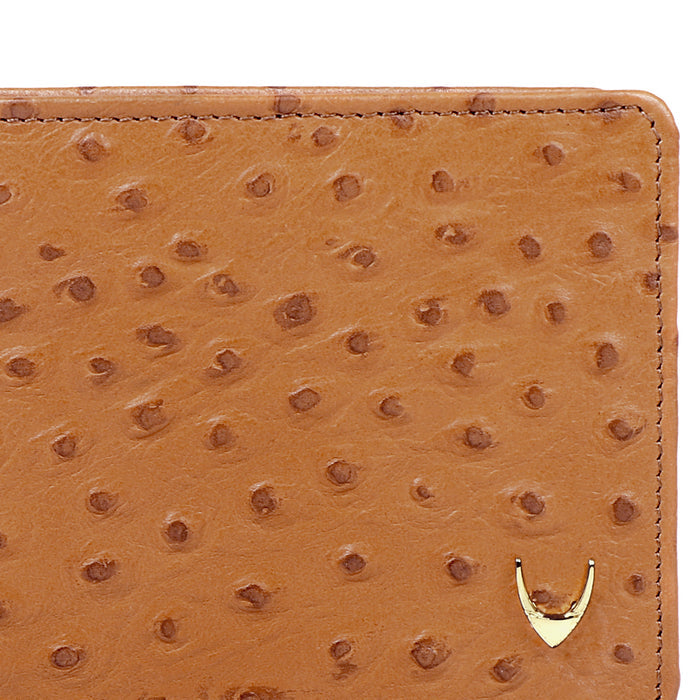 Ee 386-017  Tan Leather Bi-Fold Wallet