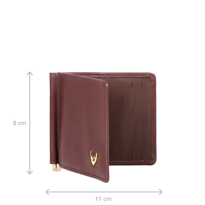 Ee 386-Mc  Brown Leather Money Clip