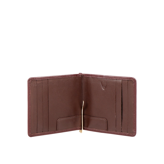 Ee 386-Mc  Brown Leather Money Clip
