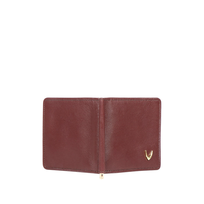 Ee 386-Mc  Brown Leather Money Clip
