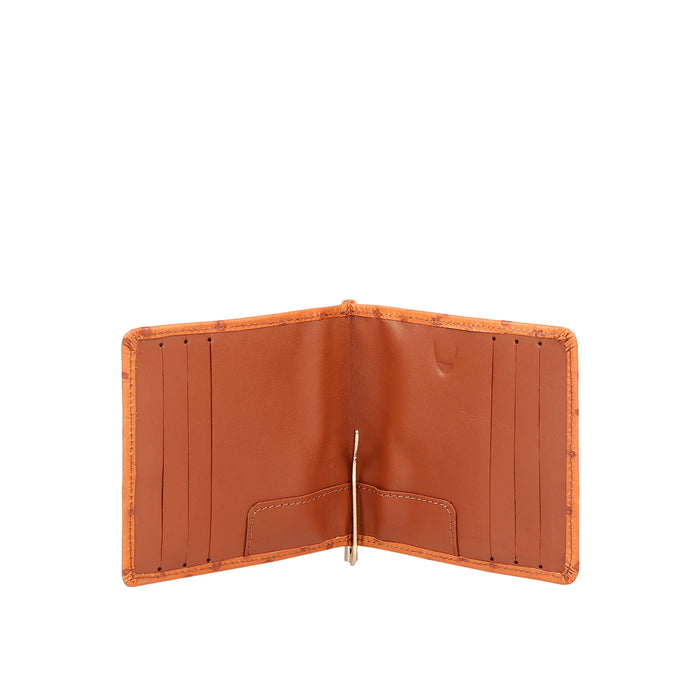 Ee 386-Mc  Tan Leather Money Clip