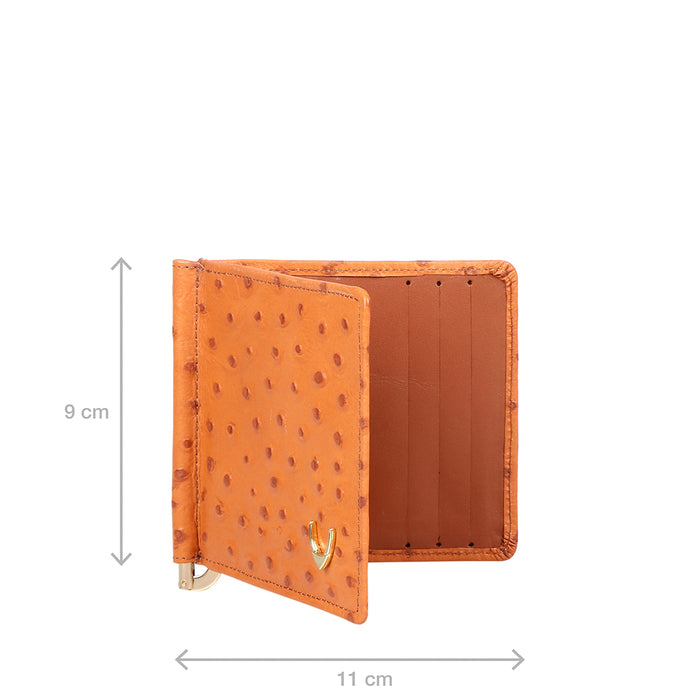 Ee 386-Mc  Tan Leather Money Clip