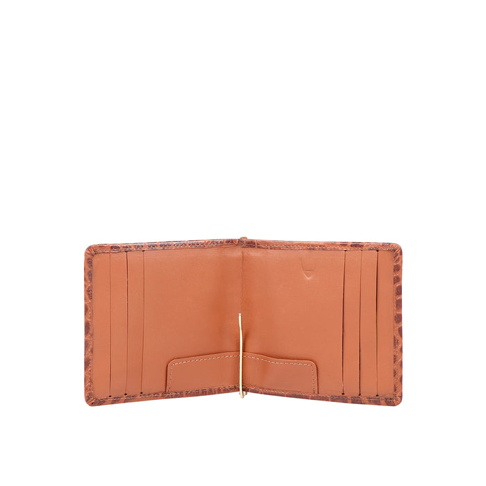 Ee 386-Mc  Tan Leather Money Clip