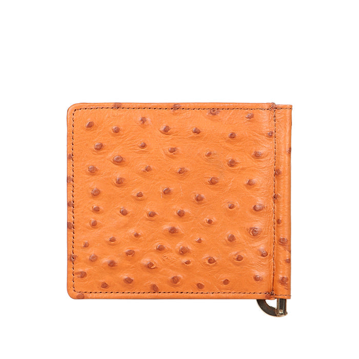 Ee 386-Mc  Tan Leather Money Clip