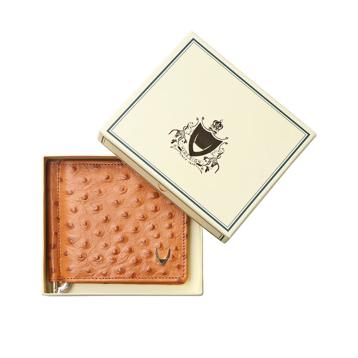 Ee 386-Mc  Tan Leather Money Clip