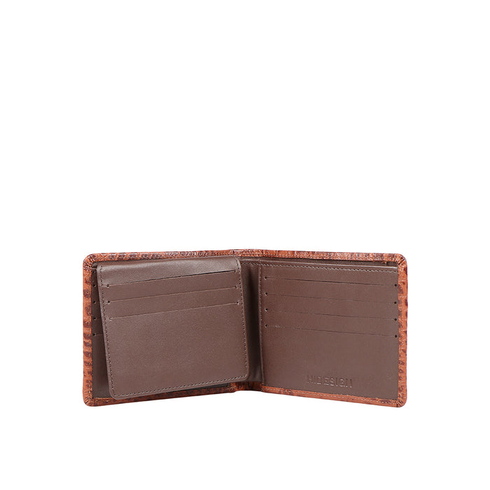 Ee 387-2021S  Tan Leather Bi-Fold Wallet