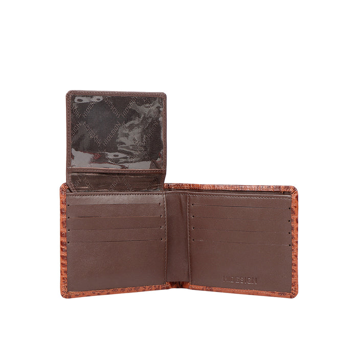 Ee 387-2021S  Tan Leather Bi-Fold Wallet