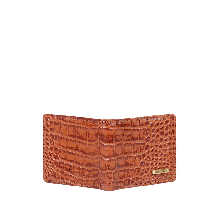 Ee 387-2021S  Tan Leather Bi-Fold Wallet