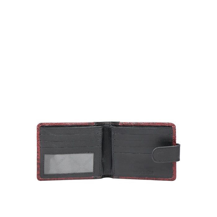 Ee 388-036  Marsala Leather Bi-Fold Wallet