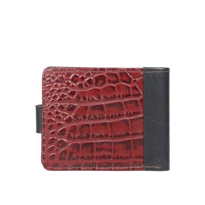 Ee 388-036  Marsala Leather Bi-Fold Wallet