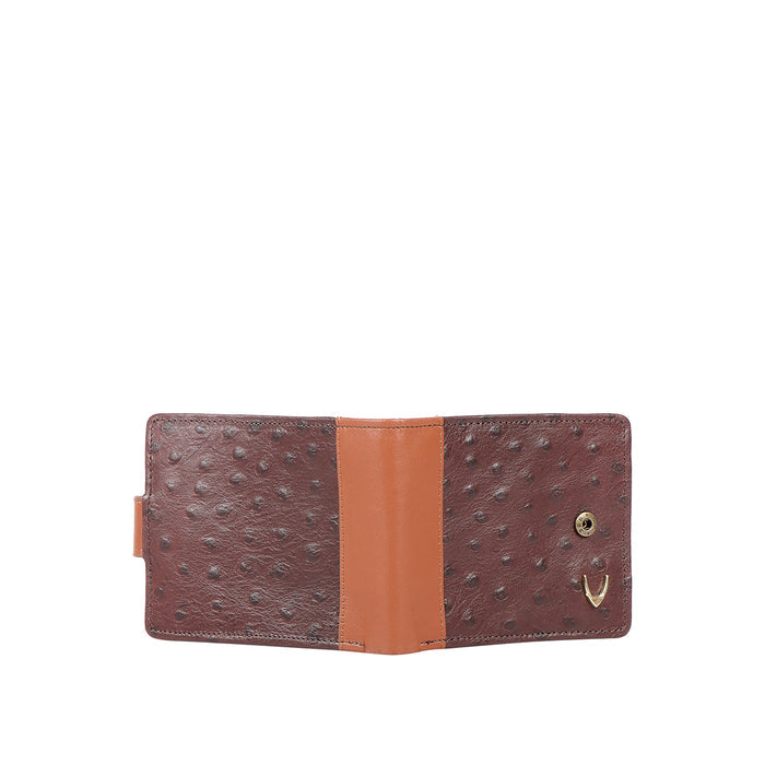 Ee 389-017  Brown Leather Bi-Fold Wallet