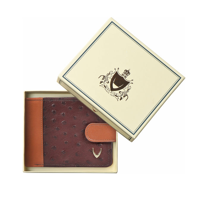 Ee 389-017  Brown Leather Bi-Fold Wallet