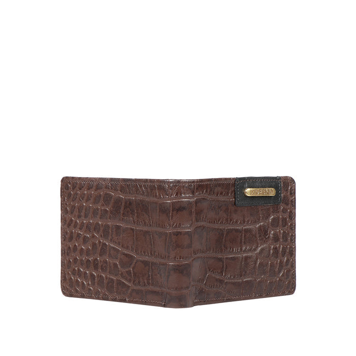 Ee 390-036  Brown Leather Bi-Fold Wallet